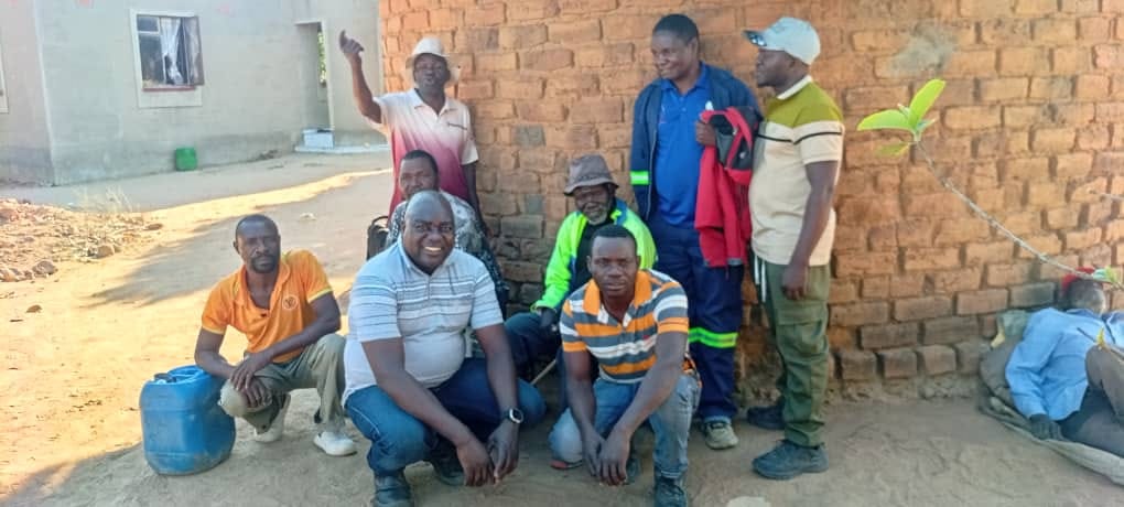 Community members participating in environmental activities